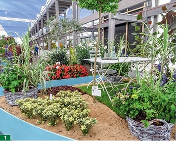Der Beitrag des Blumen- und Pflanzencenters Wosch aus Zossen wurde mit dem Ehrenpreis der Senatsverwaltung fr Umwelt, Verkehr und Klimaschutz des Landes Berlin geehrt.