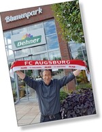 Thomas Bayerl ist Einkäufer bei der Firma Dehner im bayerischen Rain am Lech. Die Garten-Center-Gruppe unterstützt den FCA seit vielen Jahren als Exklusivpartner.
