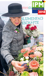 I.K.H. Prinzessin Benedikte zu Dänemark während des Eröffnungsrundgangs auf der IPM ESSEN 2018.