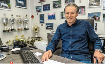 Erfolgreich in Gartenbau und Motorsport: Herbert von Danwitz.