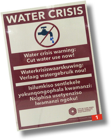 Die Wasserknappheit ist derzeit groes Problem in Sdafrika.