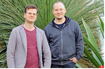 Daniel Brohm (links) und Nico Domurath sind auch in der Beratung ttig.