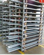 Der Marktverband Bremen ist Depotstelle und Vertretung für die Container Centralen Odense/DK in Norddeutschland. Die Holme der CC-Container lassen sich auch als praktisches Regalsystem nutzen.