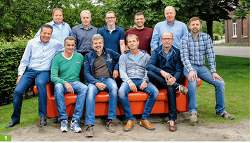Die PlusPlants-Grtner luden ein zu Kundentagen (von links): PlusPlants-Geschftsfhrer Rupert Fey, Bernd Freese, Stefan Lske, Norbert Artmeyer, Peter Aldenhoff, Josef Engels, Manfred Greiving, Felix Wison, Udo Acquistapace, Manfred Rieke, PlusPlants-Mitarbeiter Jrgen Bumer.