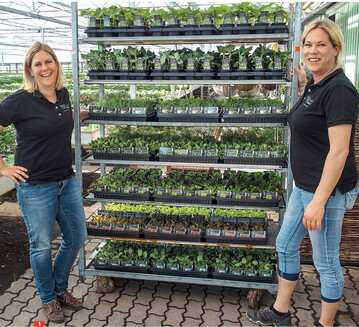 Die „Veggie Sister’s" Holle Niemann-Ahnefeld (links) und Anne Niemann leben ihre Leidenschaft Gemse.