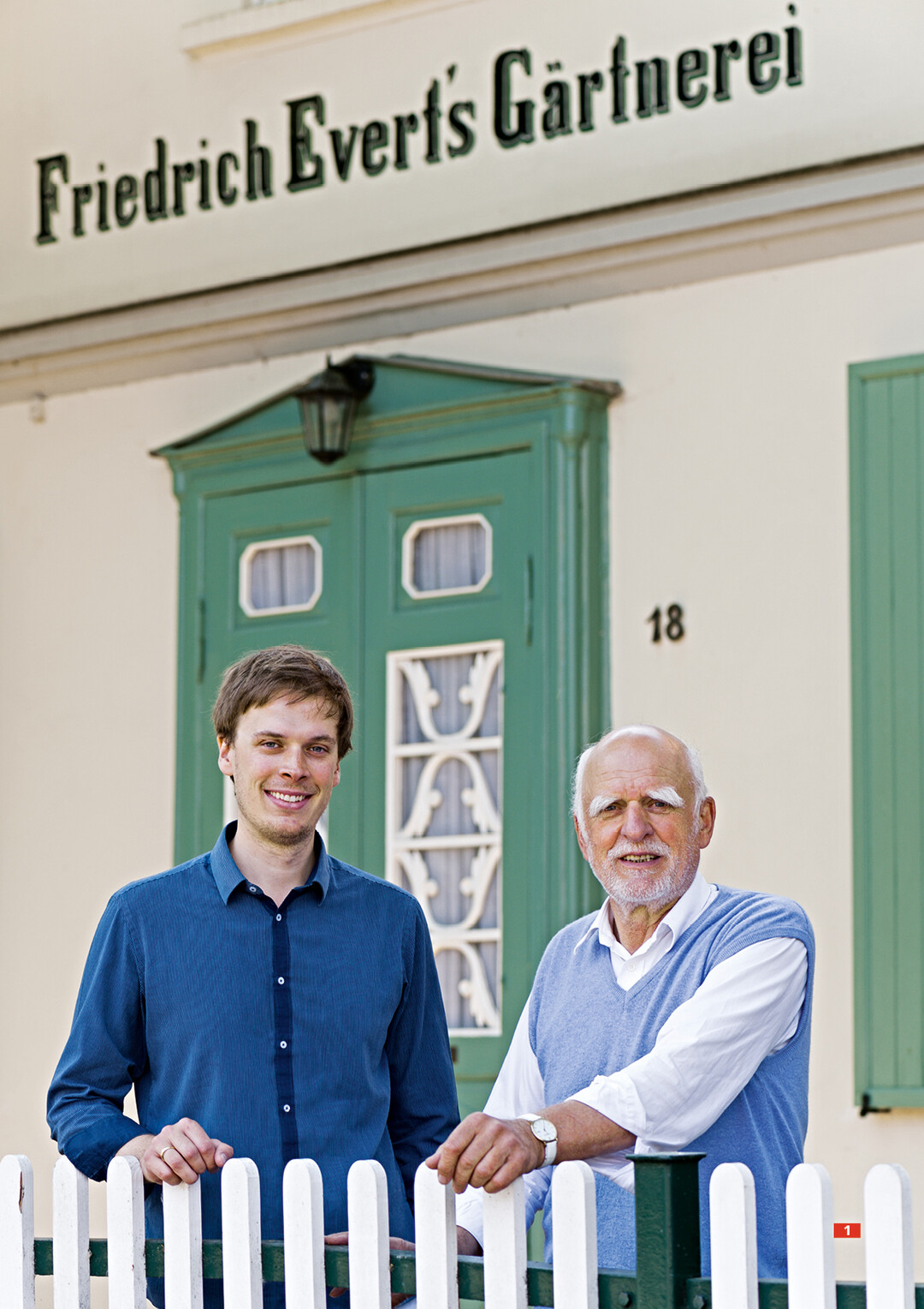 Johannes Evert (links) wird in das väterliche Büro von Dierk Evert einsteigen.