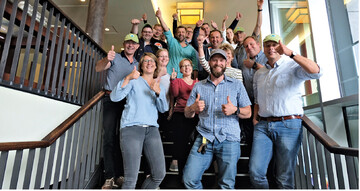 Beste Stimmung herrscht bei der Jahrestagung 2018 der Plusplants-Gruppe in Berlin.