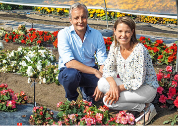 Klaudia Benary-Redlefsen und Dr. Matthias Redlefsen stehen fr das Familienunternehmen Benary in sechster Generation.