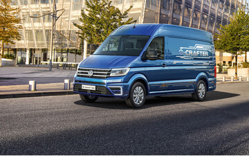 Der eCrafter ist das erste Serien-Elektrofahrzeug von VW, das vom Band rollt.