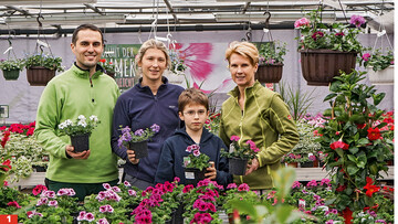 Familienteam: Daniel und Marianne Ganger mit Sohn und Marianne Ganger.