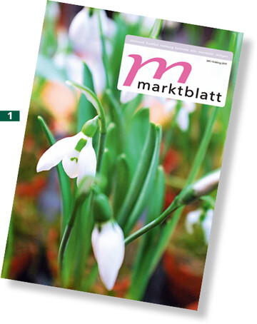 Makroaufnahmen von Blten sind mittlerweile das Markenzeichen des „marktblatts".