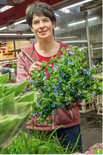 Nur gute Qualitäten (und Spezialitäten) waren gefragt: Die Hamburger Produzentin Margit Kücken mit Tweedia", einem stark nachgefragten Nischenprodukt auf dem BGM Hamburg.