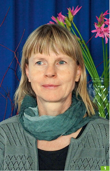 Marion Jentzsch prsentierte ein bunt gemischtes Schnittblumensortiment fr Direktvermarkter.