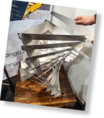 Der vertikale Garten Ackerwinde wird im Steckprinzip aufgestellt, erklärte Nathanael Lanvers, Mitbegründer der Firma Urbanga.