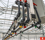 Die Gießwagen lassen sich mit Bewässerungs-, Sprüh- und Nebelfunktion sehr vielseitig einsetzen, auch für den Pflanzenschutz.