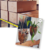 Bei den Pods ‚nNuts" dienen Kakaoschoten und Kokosnusshälften als natürlich Pflanzgefäße.