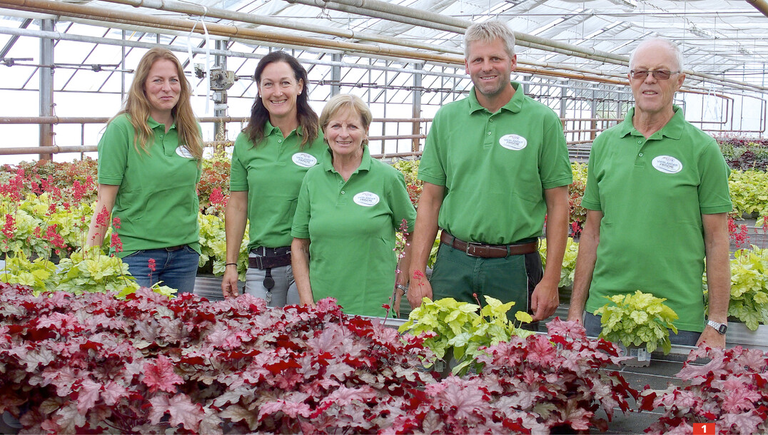 Die Familie zieht erfolgreich an einem Strang: (v. l.): Birgit Peters, Susanne, Lisa, Frank und Udo Stender.