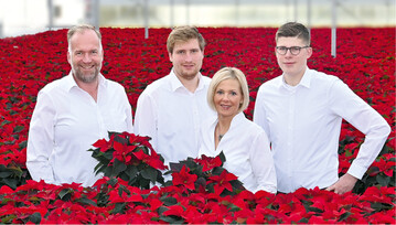 Von links: Christoph, Felix, Beate und Hannes Schnges