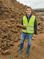 Zu Besuch beim Substratlieferanten Plantaflor in Vechta, neuer Partner seit diesem Jahr.