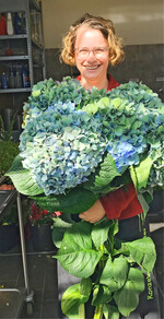 Die Fülle an Blumen und Pflanzen, die man für einen Strauß verwenden kann, hat Marilisa Sonnabend bei ihrem Praktikum von Juli bis September 2021 bei Blumen Konzelmann-Höfer in Eislingen/Fils überrascht. Der Betrieb bietet seine Dienstleistungen im Friedhofsgartenbau auf zahlreichen Friedhöfen in Eislingen, Göppingen und der Region an. Aus Eigenproduktion stammt ein umfangreiches Sortiment an Frühjahrsblühern, Beet- und Balkonpflanzen sowie Pflanzen für den Herbst. Mehr Infos unter www.blumen-konzelmann.de.