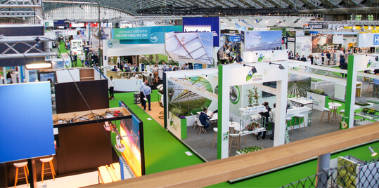 Blick in die GreenTech-2022-Ausstellung in Amsterdam.