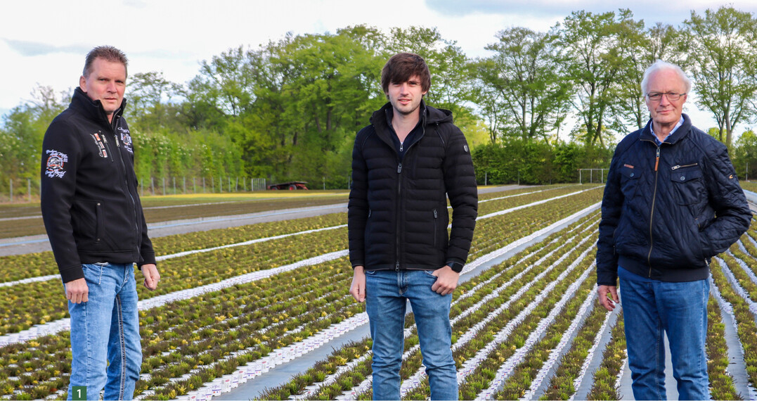 Drei Generationen Lüers von links Thorsten Lüers, Janek Lüers und Firmengründer Heinz Lüers
