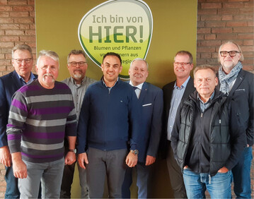 Die Mitglieder der Vereinigung Deutscher Blumengromrkte versammeln sich auch weiterhin unter ihrer Regionalmarke „Ich bin von HIER!".