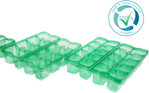 Die 4er-, 6er- und 10er-Trays sind für Gärtner entwickelt, die automatisierte Befüll- und Anzuchtsysteme nutzen.