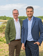 Simon Tabeling (links), Geschäftsführender Gesellschafter von Hawita und Tom De Ceuster, Geschäftsführer der Group DC