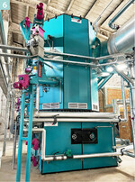 Die Warmwasserkesselanlage von Polytechnik.