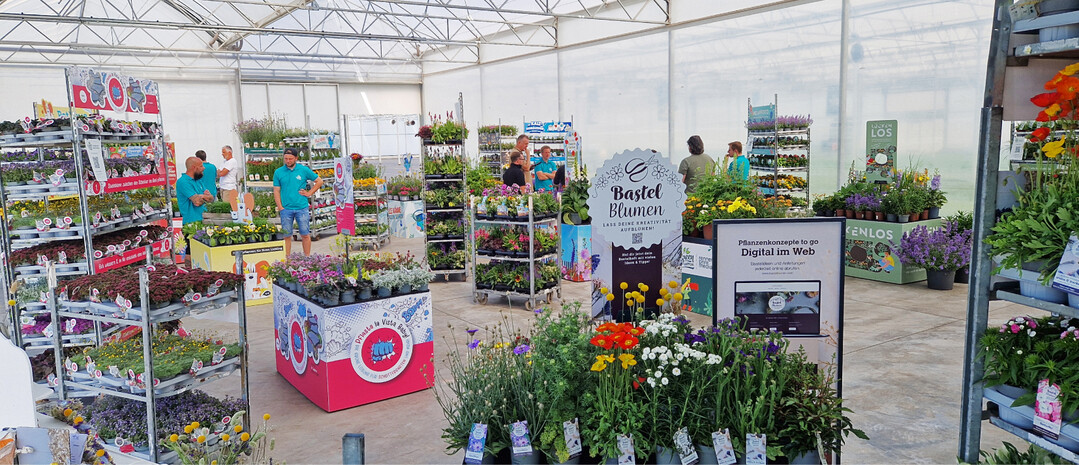 Zeitgleich mit den FlowerTrials lud Green Happens zu Gartenbau Heufs in Straelen ein und zeigte dort eine Flle von Konzepten.