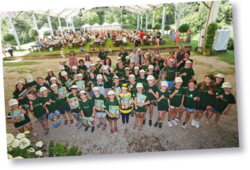 Ein gelungenes Fest: ber 50 Minigrtner aus ganz Baden-Wrttemberg feiern auf der Insel Mainau ihren Abschluss und das 10-jhrige Jubilum der Minigrtner.