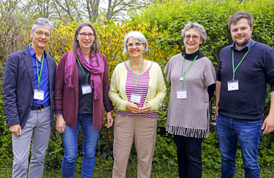 Internationale Vorstandsarbeit (von links): Thomas Vlkening (LU), Esther Kirschfink (B), Andrea Schulz (I), Kornelia Benasiewicz (PL) und Matthias Alferink (D).