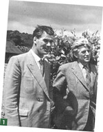Karl Seibert mit Alan Bloom um das Jahr 1956
