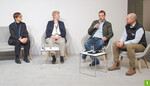 Fachleute im Gespräch über Erfahrungen zur Robotertechnologie im Pflanzenbau (von links): Prof. Cornelia Weltzien, Eva Schröer-Merke, Torsten Kirchner und Cornelius Donath