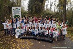 Akademieteilnehmer bei der Baumpflanzaktion am 20. Oktober 2012 in Rain