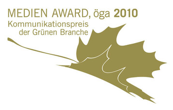 Das Signet des "Medien Award, ga 2010"