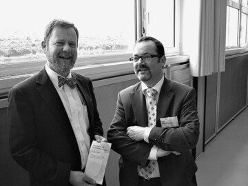 Die beiden Dekane: Prof. Dr. Hartmut Sttzel (links), Naturwissenschaftliche Fakultt, und Prof. Dr. Udo Weilacher, Fakultt fr Architektur und Landschaft 	 