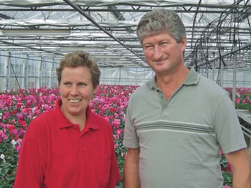 Vom Gemsebau zur Topfpflanzenproduktion: Monika und Dieter Seeger