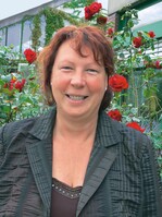 Erika Brunken warb für die „Blütentour ins Ammerland“