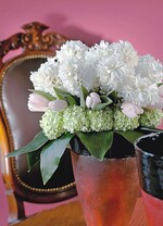 Hyazinthen sind als Frühlingsboten auch in Sträußen gut aufgehoben