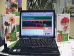 Mit dem neuen Internet-Portal www.ihre-gaertnerei.de ging der BVE auf der IPM onlineBild: BVE
