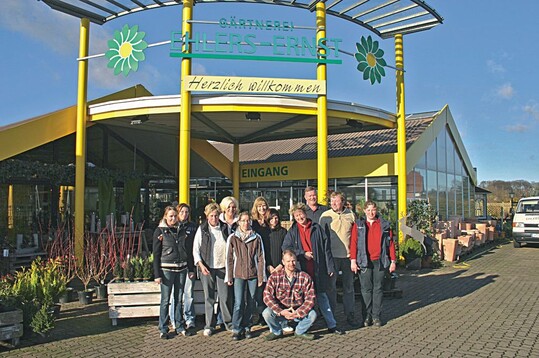 Das Team der Grtnerei Ehlers-Ernst: „Wir machen die schnste Nebensache der Welt“