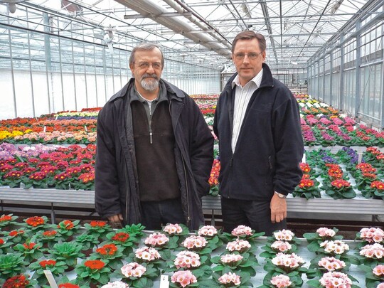 Sren Hvid (links) und Jens Tofte, die beiden ehemaligen Eigentmer von Global Flowers
