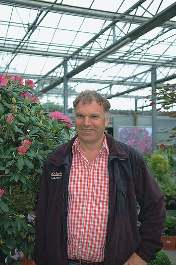 Bietet in seiner Blumenwelt Hdnerhof Erlebniseinkauf pur: Franz Hrhager