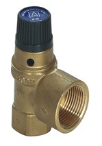 Schützt den Heizkessel vor zu hohem Druck: Sicherheitsventil