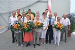 Bei der Jubiläumsfeier wurden unter anderen auch Siedlungsgärtner der ersten Stunde geehrt