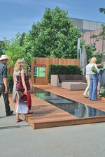 Die Gärtner von Eden präsentieren sich mit zwei kleinen Schaugärten und stießen damit auf großes Besucherinteresse