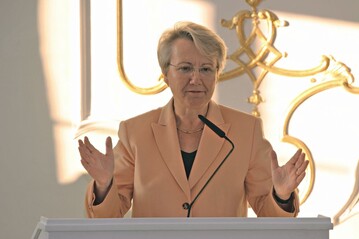 Dr. Annette Schavan: „Es ist eine gute Zeit fr Schulgrten“