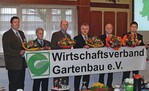 Das Präsidium des neuen Verbands in Niedersachsen und Bremen: (von links): Hajo Hinrichs, Edewecht (Vizepräsident), Siegfried Dann, Wietzendorf (Vizepräsident), Udo Acquistapace, Westerstede (Vizepräsident), Manfred Behre, Ronnenberg (Präsident), Jürgen Diekmeyer, Bremen (Vizepräsident), Horst Rechter, Hannover, (Vizepräsident)